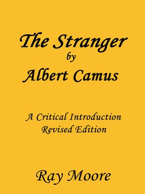 cover image of The Stranger by Albert Camus